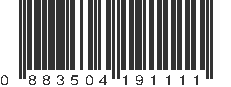 UPC 883504191111