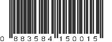 UPC 883584150015