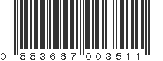 UPC 883667003511