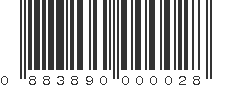 UPC 883890000028