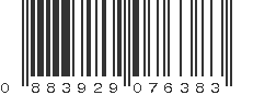 UPC 883929076383