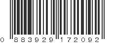 UPC 883929172092