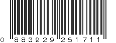 UPC 883929251711