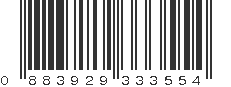 UPC 883929333554