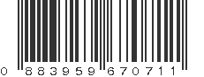 UPC 883959670711