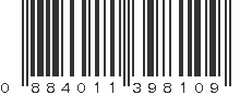 UPC 884011398109