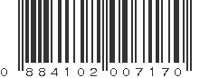 UPC 884102007170