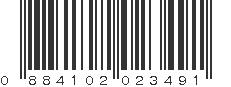 UPC 884102023491