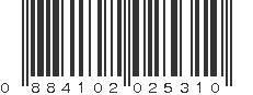 UPC 884102025310