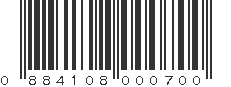 UPC 884108000700