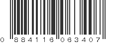 UPC 884116063407