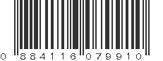 UPC 884116079910