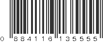 UPC 884116135555