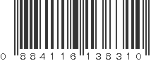 UPC 884116138310