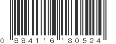 UPC 884116180524