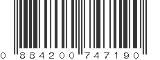 UPC 884200747190