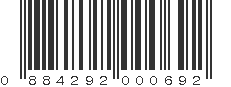 UPC 884292000692