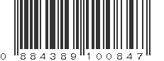 UPC 884389100847