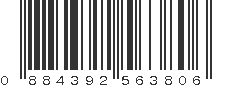 UPC 884392563806