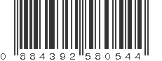 UPC 884392580544