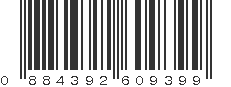 UPC 884392609399