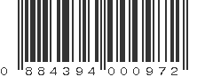 UPC 884394000972