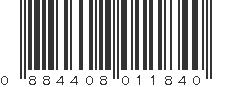 UPC 884408011840