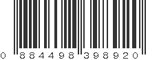 UPC 884498398920