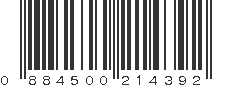 UPC 884500214392