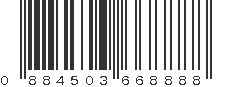 UPC 884503668888