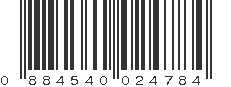 UPC 884540024784