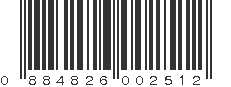 UPC 884826002512