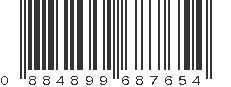 UPC 884899687654