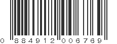 UPC 884912006769