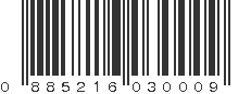 UPC 885216030009