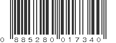 UPC 885280017340