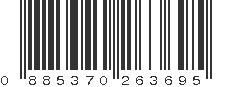 UPC 885370263695