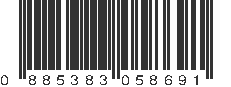 UPC 885383058691