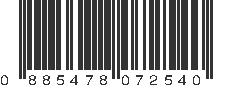 UPC 885478072540