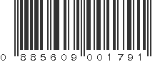 UPC 885609001791