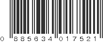 UPC 885634017521