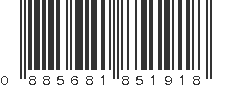 UPC 885681851918