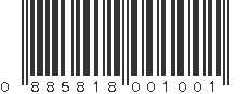 UPC 885818001001