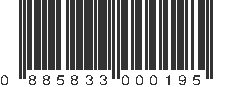 UPC 885833000195