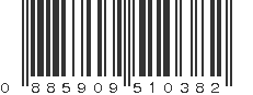 UPC 885909510382