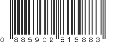 UPC 885909815883