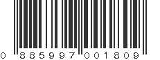 UPC 885997001809