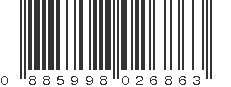 UPC 885998026863