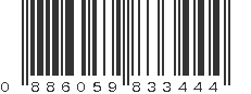 UPC 886059833444