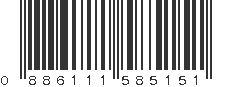 UPC 886111585151